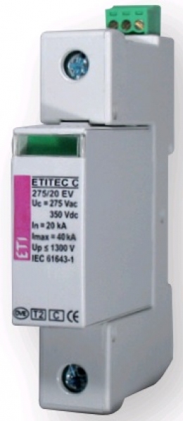 Ограничитель перенапряжения ETITEC C 275/20 RC EV, 1p                                                                                                                                                                                                     