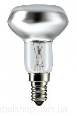Лампа ЛОН 60 Refl 60W E14 230V NR50 30D 1CT/30 Philips                                                                                                                                                                                                    