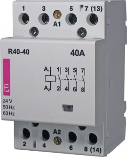 Контактор R 40-04 24V AC 40A (AC1)                                                                                                                                                                                                                        