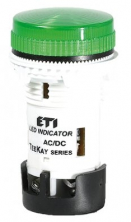 Лампа сигнальная LED матовая TT02T1 12V AC/DC (зеленая) 54мм                                                                                                                                                                                              