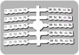 Маркировочная табличка (200шт.) EO3 (L1,L2,L3,N,PE)                                                                                                                                                                                                       