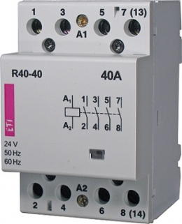 Контактор R 40-04 230V AC 40A (AC1)                                                                                                                                                                                                                       