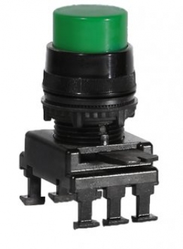 Кнопка-модуль выступающая c фиксацией НF45C2 (зеленый)                                                                                                                                                                                                    
