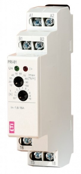 Реле контроля потр. тока PRI-51/16 (1,6..16A) (1x8A_AC1)                                                                                                                                                                                                  