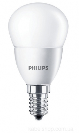 Лампа ESSLEDLustre 5.5-60W E14 827 P45NDFR RCA Philips                                                                                                                                                                                                    