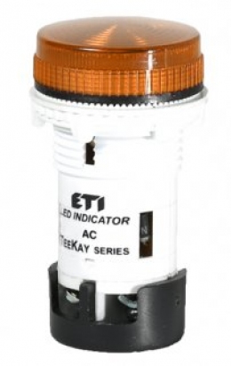 Лампа сигнальная LED матовая TT07X1 240V AC/DC (оранж.) 54мм                                                                                                                                                                                              