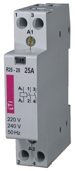 Контактор R 25-20 230V AC 25A (AC1)                                                                                                                                                                                                                       
