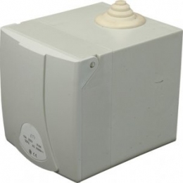 Розетка в коробке наружной установки EZBN-1643  IP44 (16A, 400V, 3P+PE)                                                                                                                                                                                   