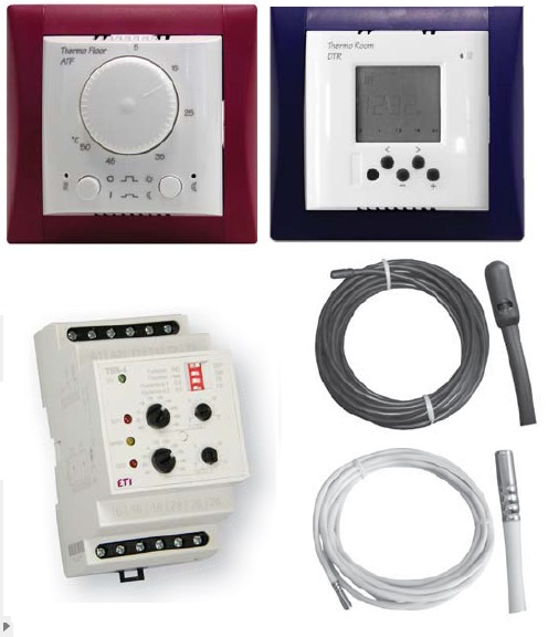 Реле контроля температуры (термостаты)+датчики