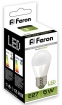 Лампа светодиодная LED LB-95 5Вт Е27 4000К «FERON» 0