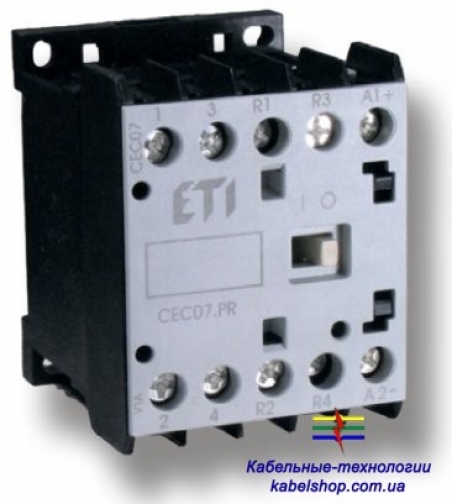 Контактор миниатюрный  CEC 07.4P 230V АС (7A; 3kW; AC3) 4р (4 н.о.)                                                                                                                                                                                       