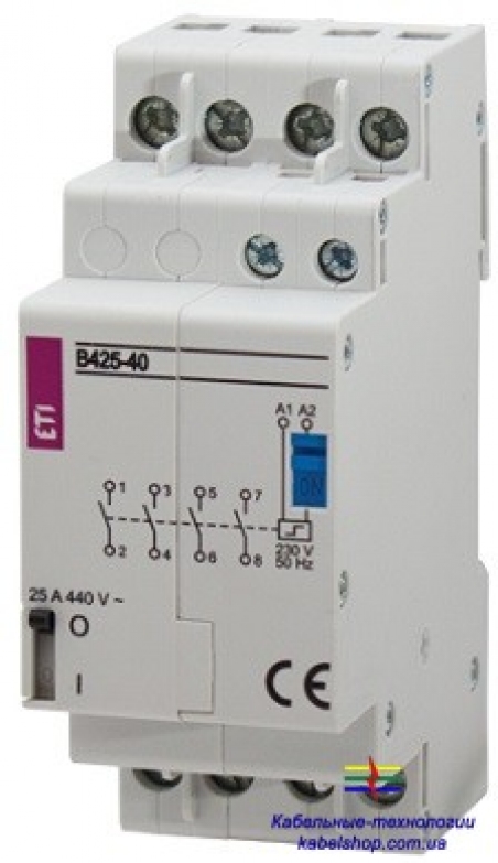 Контактор импульсный RBS 432-40 24V AC 32A (4Н.О.,AC1)                                                                                                                                                                                                    