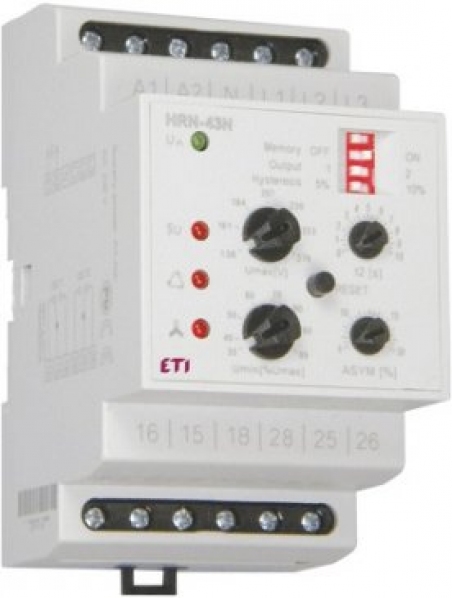 Реле контроля напряжения HRN-43N 230V (3F, 2x16A_AC1) с нейтралью                                                                                                                                                                                         