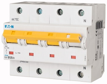 Автоматический выключатель 3+N-полюс.   PLHT-C125/3N   Moeller-EATON(CD)(248067)