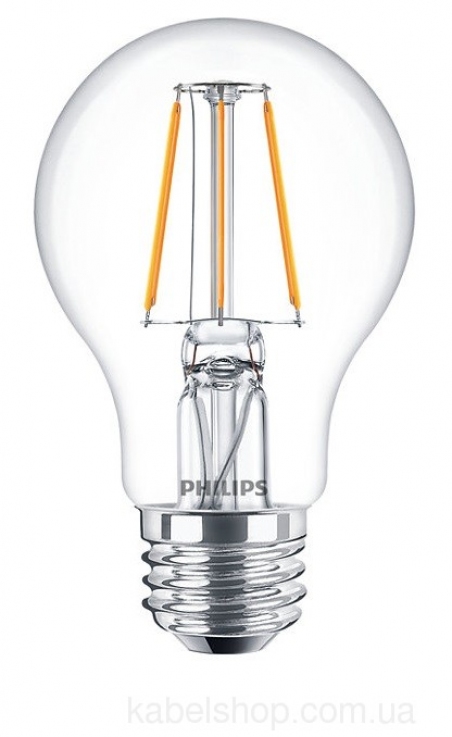 Лампа LEDClassic 6-60W A60 E27 865 CL NDAPR Philips                                                                                                                                                                                                       