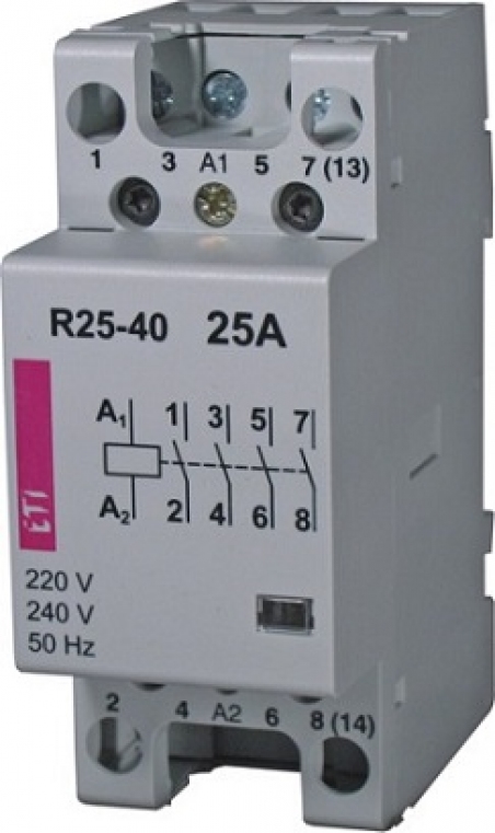 Контактор R 25-40 230V AC 25A (AC1)                                                                                                                                                                                                                       