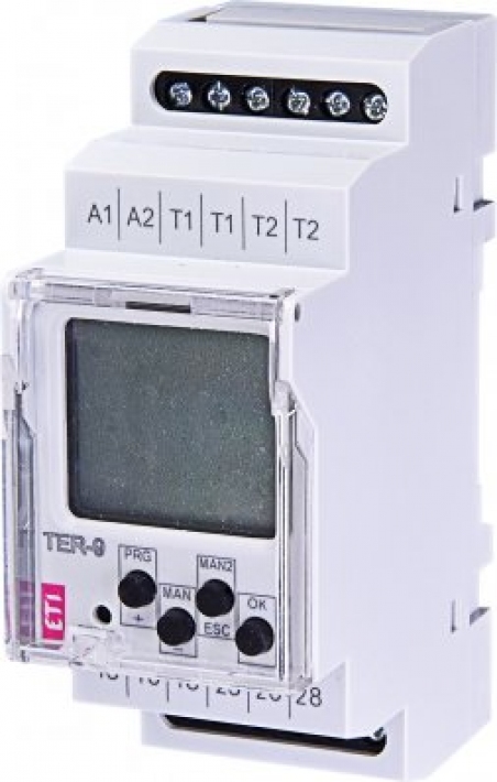 Многофункциональный цифровой термостат+цифровой таймер TER-9 230V (2x16A_AC1)                                                                                                                                                                             