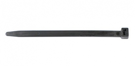 Хомут стандартный, цвет черный, полиамид 6.6. 2,6х160 мм (25306) (ДКС)