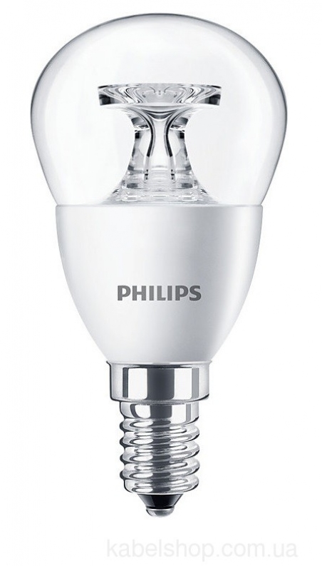 Лампа Corepro lustre ND 5.5-40W E14 840 P45 CL Philips                                                                                                                                                                                                    