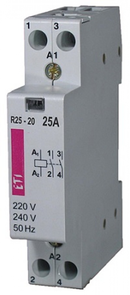 Контактор R 20-20 230V AC 20A (AC1)                                                                                                                                                                                                                       