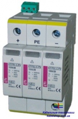 Ограничитель перенапряжения ETITEC C-PV  550/20 (для солн.батарей)                                                                                                                                                                                        