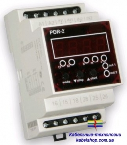 Программируемое цифровое реле PDR-2/B UNI  12-240V AC/DC (2x16A_AC1)                                                                                                                                                                                      