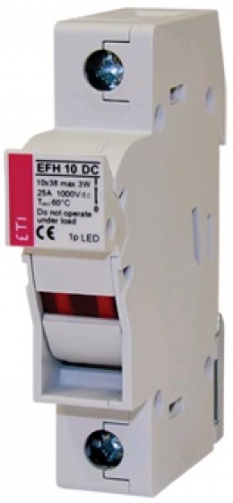 Разъединитель EFH 10 1P-LED 25A 1000V DC (с адаптером)                                                                                                                                                                                                    