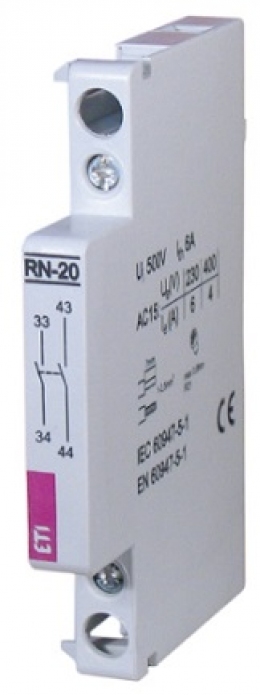 Блок- контакт RN-20 (2NO) (для типа RD)                                                                                                                                                                                                                   