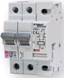 Автоматический выключатель с Д.У. ETIMAT 11_RC 2p C32A                                                                                                                                                                                                    