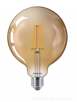 Лампа CLA LEDBulb D 8-50W G120 E27 822 GOLD Philips                                                                                                                                                                                                       