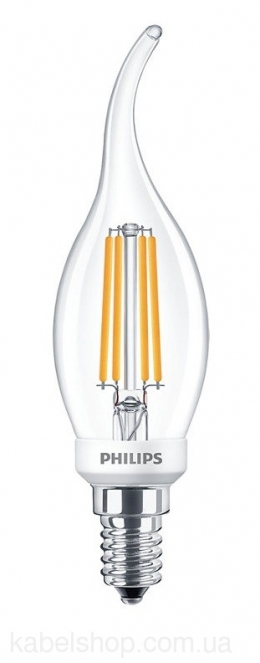 Лампа CLA LEDCandle D 5-40W BA35 E14 827 CL Philips                                                                                                                                                                                                       