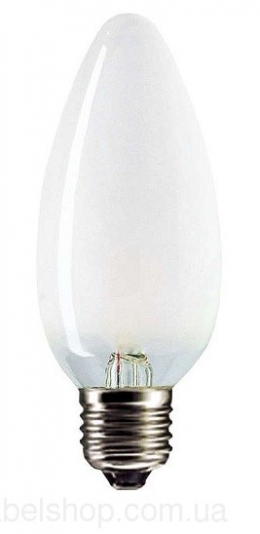 Лампа ЛОН 40 Stan 40W E27 230V B35 FR 1CT/10X10F Philips                                                                                                                                                                                                  