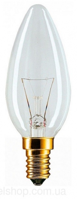 Лампа ЛОН 40 Stan 40W E14 230V B35 CL 1CT/10X10F Philips                                                                                                                                                                                                  