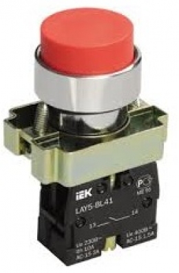 Кнопка управления LAY5-BL51 без подсветки желтая 1з ИЭК