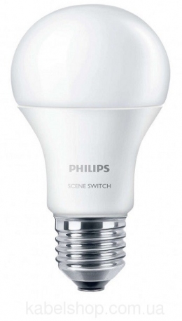 Лампа Scene Switch A60 3S 9-70W E27 6500K Philips                                                                                                                                                                                                         