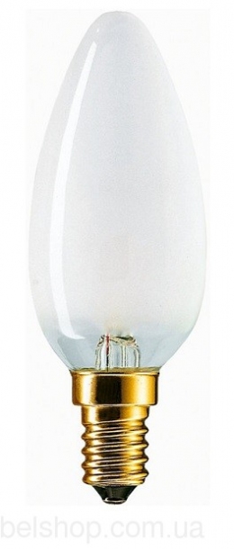 Лампа ЛОН 60 Stan 60W E14 230V B35 FR 1CT/10X10F Philips                                                                                                                                                                                                  