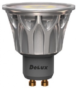 Лампа светодиодная DELUX GU10E 7.5Вт GU10 теплый белый