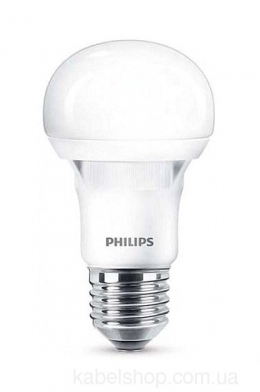 Лампа светодиодная LEDBulb 9W-100W E27 3000K 230V A60 RCA Philips