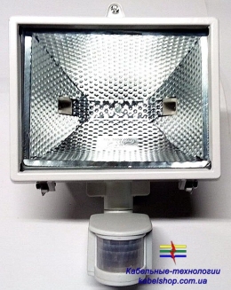 Прожектор ИО150Д (детектор) галоген.белый IP54