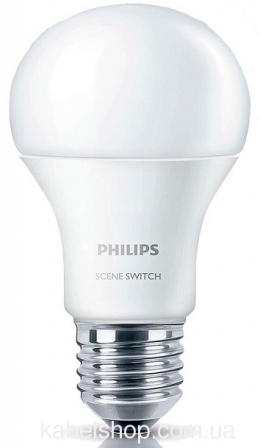 Лампа Scene Switch A60 3S 9-70W E27 3000K Philips                                                                                                                                                                                                         