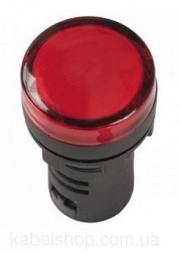 Лампа AD16DS(LED)матрица d16мм красный 24В AC/DC  ИЭК