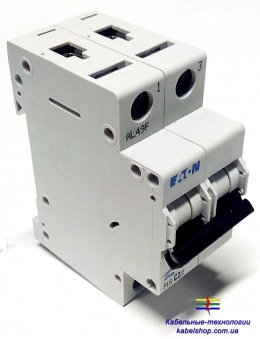 Автоматический выключатель 2-полюс. PL6-C13/2 Moeller-EATON ((CM))(286566-)2/13