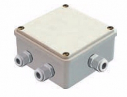 Коробка КМ41330 распаячная для о/п 100х100х50 мм IP55 (RAL7035, гермовводы PG9 5 шт)                                                                                                                                                                      