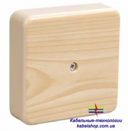 Коробка КМ41212-04 распаячная 75х75х20мм сосна (с конт.гр)