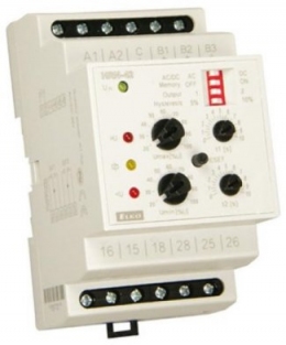 Реле контроля потребляемого тока PRI-42 AC/DC 24V (3 диапазона) (2x16A_AC1)                                                                                                                                                                               