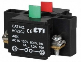 Блок-контакт HC22С2 НО+НЗ для корп.                                                                                                                                                                                                                       