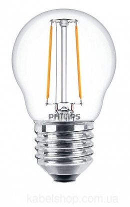 Лампа LEDClassic 2-25W P45 E27 WW CL ND APR Philips                                                                                                                                                                                                       