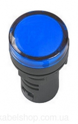Лампа AD16DS(LED)матрица d16мм синий 12В AC/DC  ИЭК