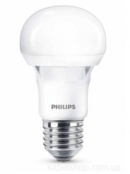 Лампа светодиодная LEDBulb 5W E27 3000K 230V A60 RCA Philips