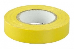 Изолента 0,13х15 мм желтая 10 метров ИЭК                                                                                                                                                                                                                  